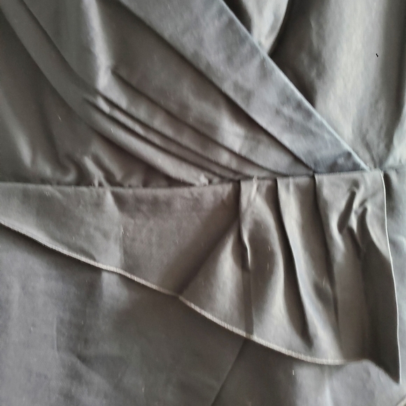 Leifsdottir Eden Navy Blue Sateen Dress Size 4 - Picture 4 of 9